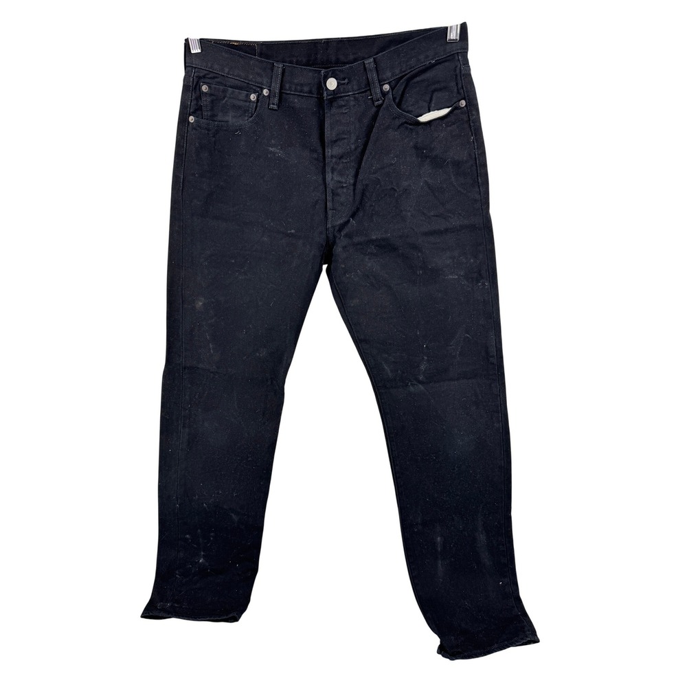 Levi's 501 Original Fit Jeans Men 34x34 Black Straight Leg Button Fly 00501-3409